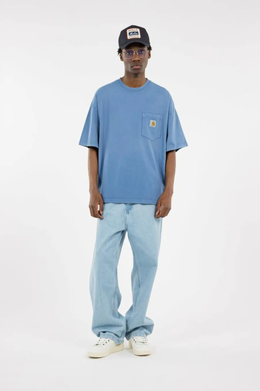 S/S Hudson Pocket T-Shirt - T-shirt | Bleu*CARHARTT WIP Sale