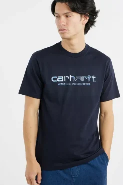S/S Solar Chrome Script T-Shirt - T-shirt | Bleu*CARHARTT WIP Sale