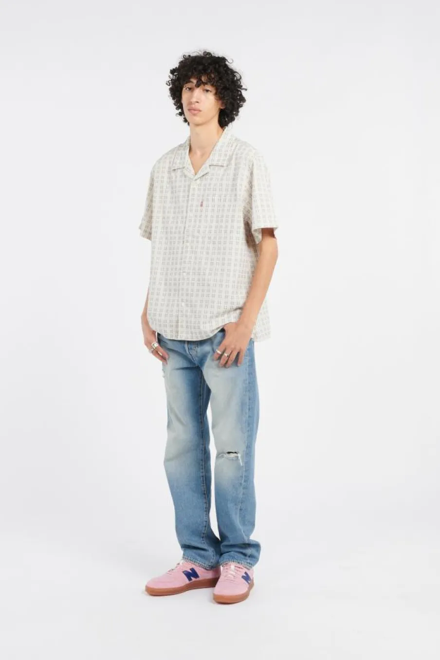 SS SUNSET STANDARD CAMP - Chemise | Beige*LEVI'S Clearance