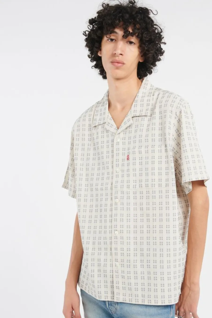SS SUNSET STANDARD CAMP - Chemise | Beige*LEVI'S Clearance