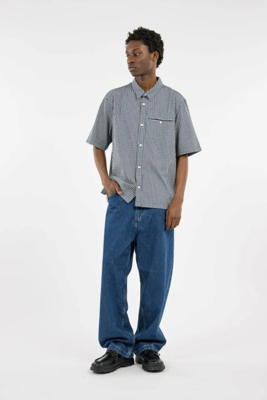 SS ZANDT CROPPED SHIRT - Chemise | Bleu*LEVI'S Discount