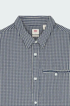 SS ZANDT CROPPED SHIRT - Chemise | Bleu*LEVI'S Discount