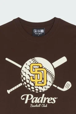 SSTEE FAIRWAY153 - T-shirt | Marron*NEW ERA Hot