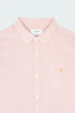 STEEN - Chemise col américain slim-fit en coton biologique |*FARAH