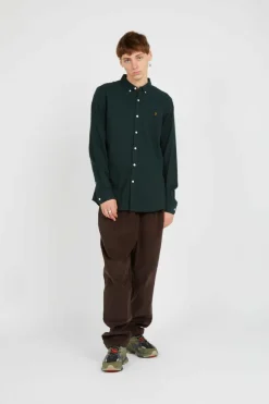 STEEN - Chemise col américain slim-fit en coton biologique | Multicolore*FARAH