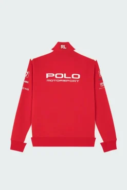Stretch Double-Knit Graphic Track Jacket - Veste | Rouge*POLO RALPH LAUREN Discount