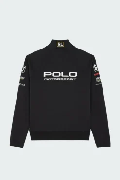 Stretch Double-Knit Track Jacket - Veste | Noir*POLO RALPH LAUREN