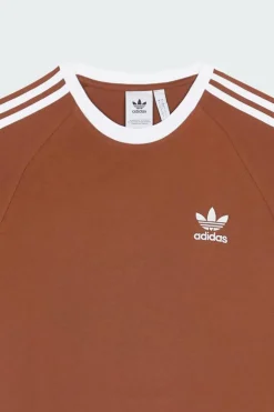 3-STRIPES TEE - T-shirt | Marron*ADIDAS Clearance