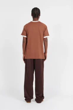 3-STRIPES TEE - T-shirt | Marron*ADIDAS Clearance