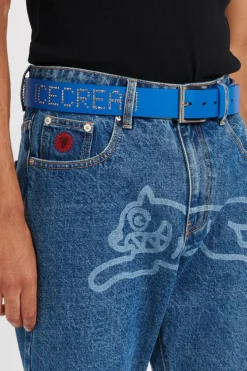 STUDDED - Ceinture | Bleu*ICE CREAM Outlet