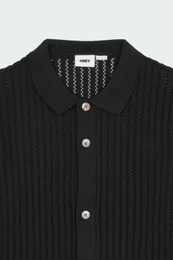 SW SHI DIB - Cardigan | Noir*OBEY Clearance