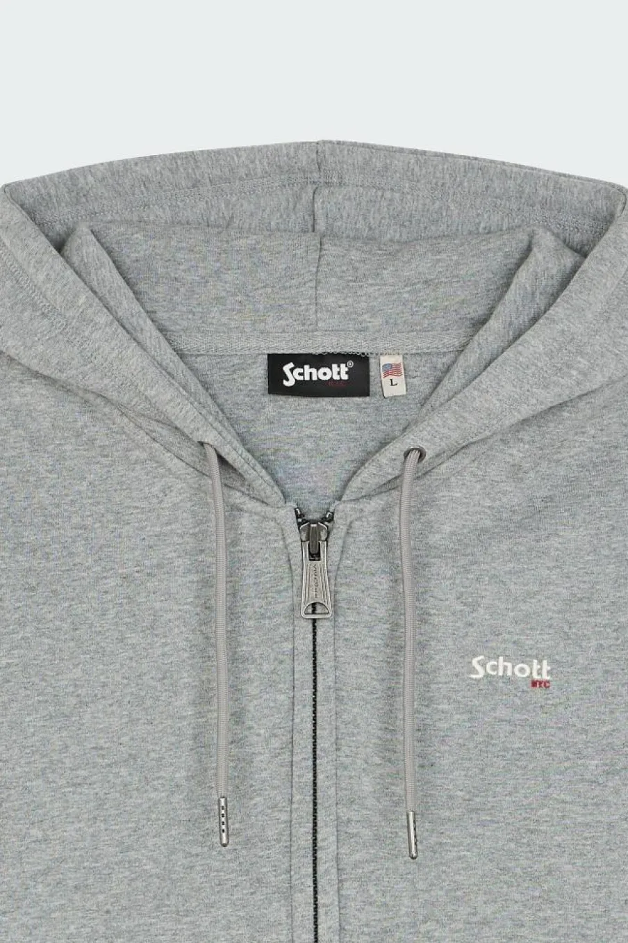 SWCASUAL3 - Hoodie zippé | Gris*SCHOTT Discount