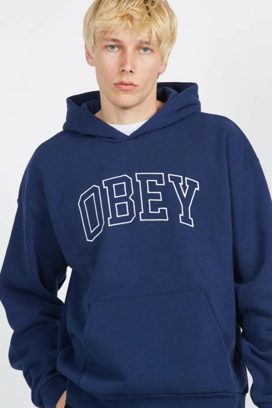 SWEA 112470195 INSTITE ETRA - Hoodie | Bleu*OBEY Discount