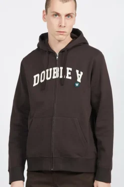 SWEA 10275616-2424 ZAN AA ZIP 9014 BLACK - Hoodie zippé | Noir*WOOD WOOD Online