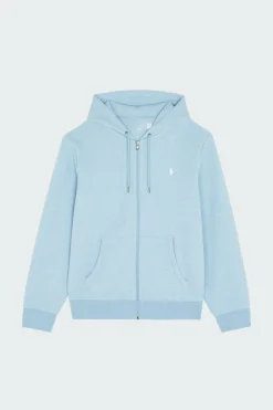 Sweat à capuche en maille double - Hoodie zippé | Bleu*POLO RALPH LAUREN Hot