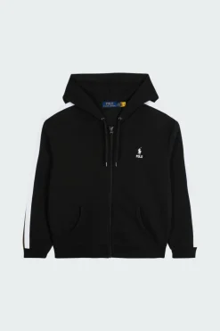 Sweat à capuche en maille double - Hoodie zippé | Noir*POLO RALPH LAUREN Online