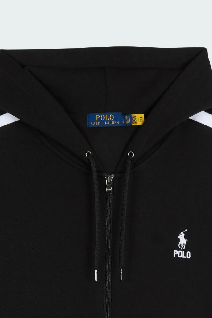 Sweat à capuche en maille double - Hoodie zippé | Noir*POLO RALPH LAUREN Online