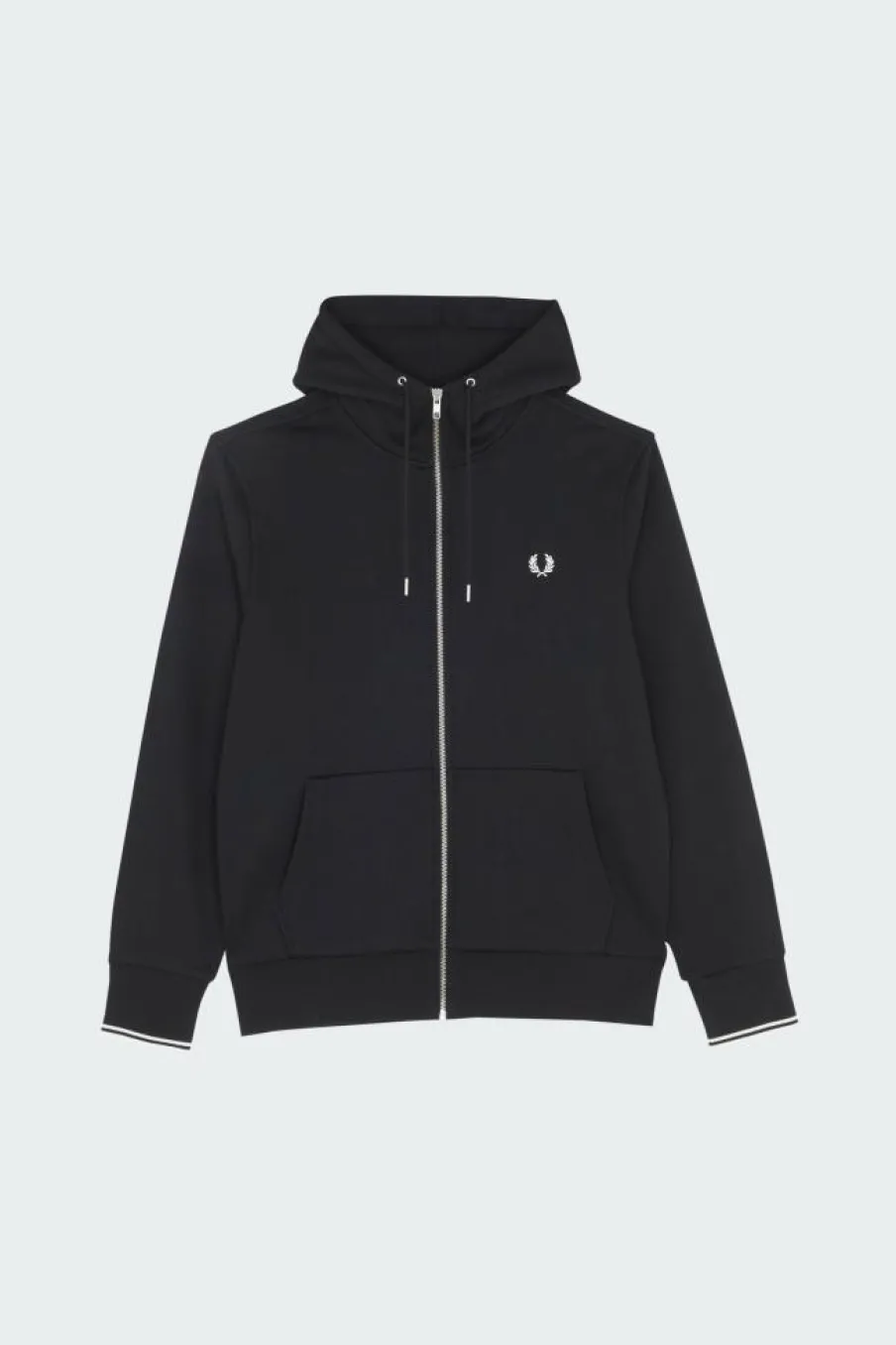 Sweat - Hoodie zippé | Noir*FRED PERRY Online