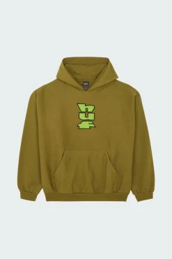 SWEAT BENTON HEAVYWEIGHT FLEECE - Hoodie | Vert*HUF Clearance