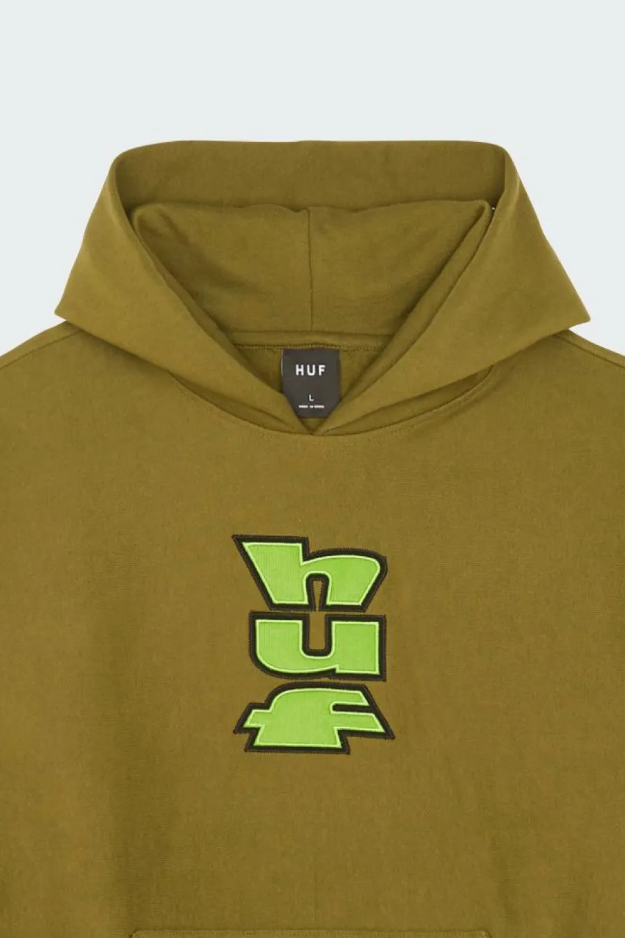 SWEAT BENTON HEAVYWEIGHT FLEECE - Hoodie | Vert*HUF Clearance
