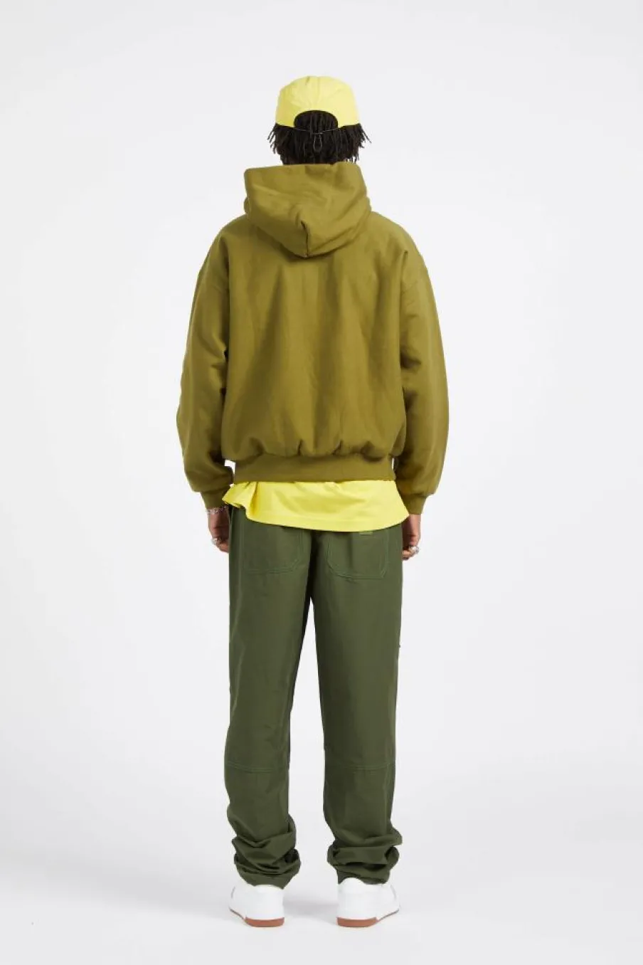 SWEAT BENTON HEAVYWEIGHT FLEECE - Hoodie | Vert*HUF Clearance