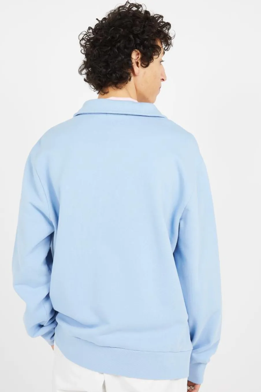 Sweat demi-zippé en coton bouclé - Sweartshirt | Bleu*POLO RALPH LAUREN Online