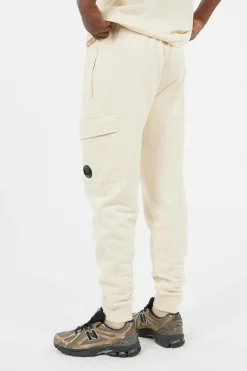 SWEATPANTS CARGO PANT IN DIAGONAL RAISED FLEECE - Pantalon de survêtement | Vert*C.P. COMPANY Online