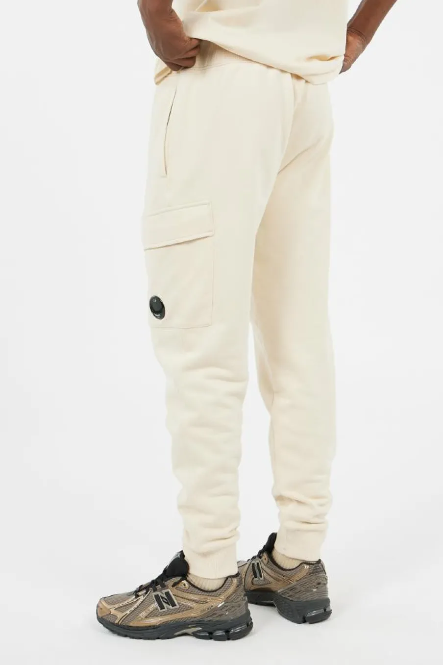 SWEATPANTS CARGO PANT IN DIAGONAL RAISED FLEECE - Pantalon de survêtement | Vert*C.P. COMPANY Online