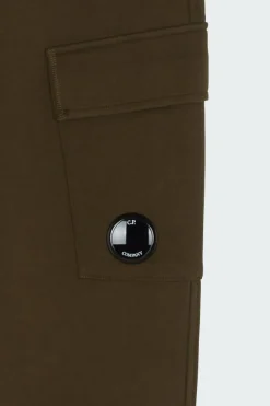SWEATPANTS CARGO PANT IN DIAGONAL RAISED FLEECE - Jogging | Vert*C.P. COMPANY Sale