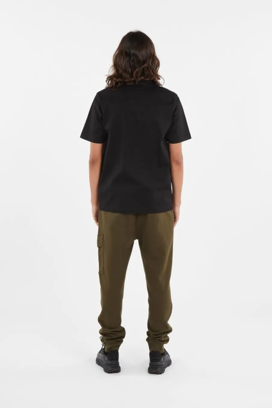 SWEATPANTS CARGO PANT IN DIAGONAL RAISED FLEECE - Jogging | Vert*C.P. COMPANY Sale