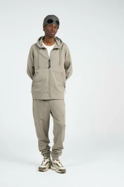 SWEATPANTS CARGO PANT IN DIAGONAL RAISED FLEECE - Pantalon de survêtement | Kaki*C.P. COMPANY Best