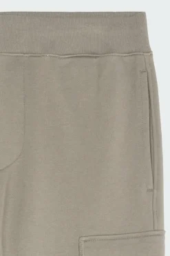 SWEATPANTS CARGO PANT IN DIAGONAL RAISED FLEECE - Pantalon de survêtement | Kaki*C.P. COMPANY Best