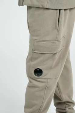 SWEATPANTS CARGO PANT IN DIAGONAL RAISED FLEECE - Pantalon de survêtement | Kaki*C.P. COMPANY Best