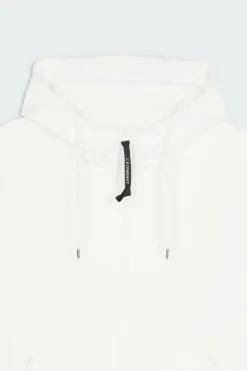 SWEATSHIRTS HOODED OPEN IN DIAGONAL RAISED FLEECE - Hoodie zippé | Blanc*C.P. COMPANY Hot
