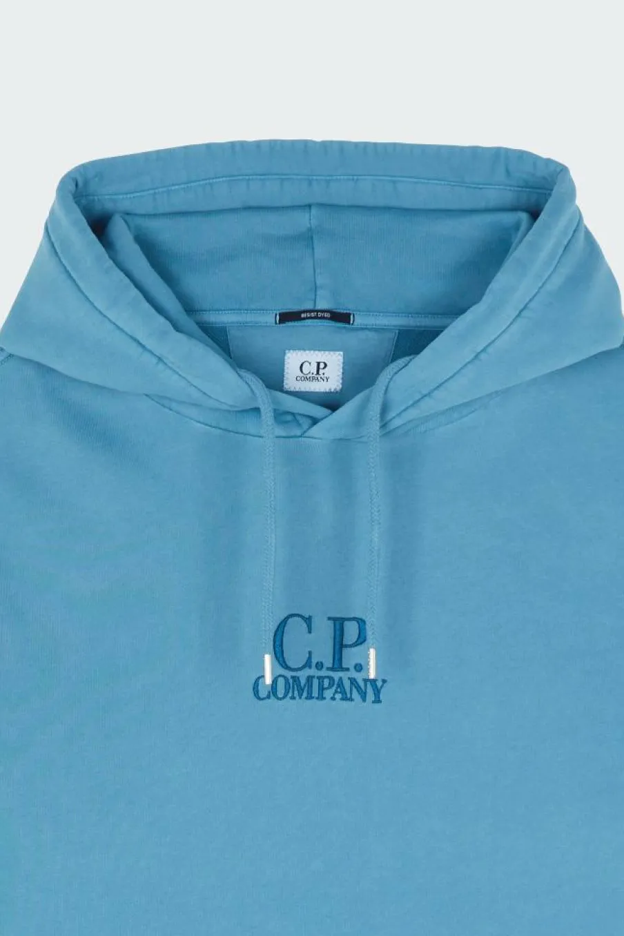 SWEATSHIRTS SWEAT HOODED IN BRUSHED EMERIZED DIAGONAL FLEECE - Hoodie | Bleu*C.P. COMPANY Best