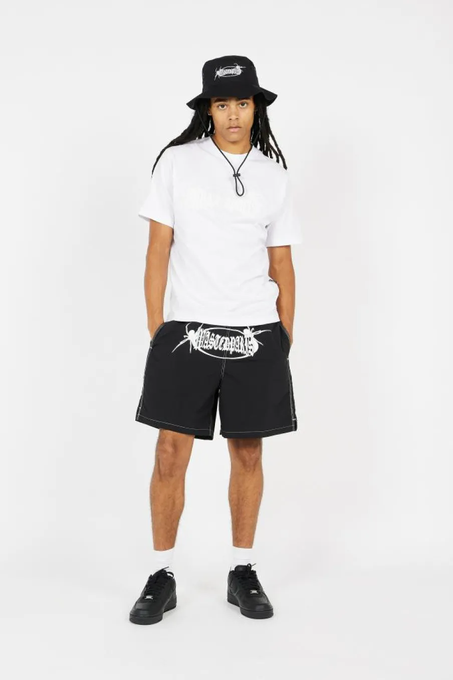 SWIMSUIT BOILER - Short de bain | Noir*WASTED Online