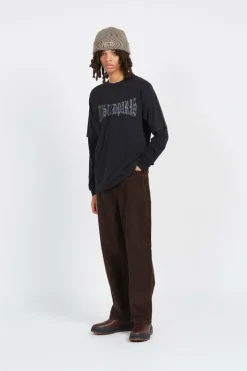 T-AGE LONDON - T-shirt | Noir*WASTED Clearance