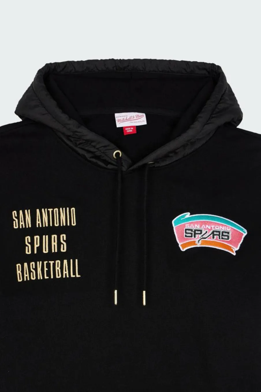 TEAM OG 2.0 FLEECE VINTAGE LOGO - Hoodie | Noir*MITCHELL & NESS Sale