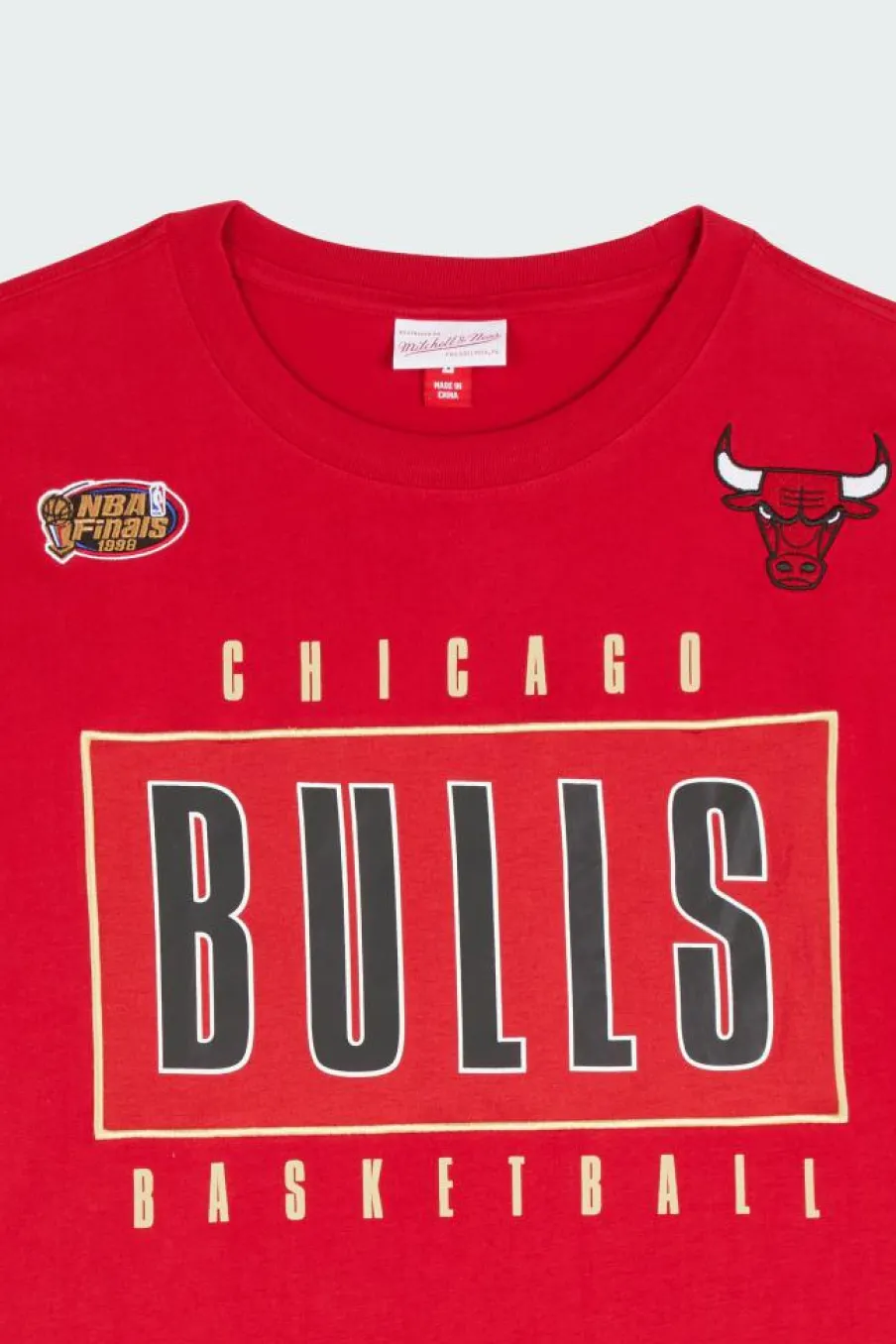 TEAM OG 2.0 PREMIUM VINTAGE LOGO - T-shirt | Rouge*MITCHELL & NESS Sale