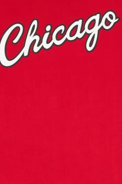 TEAM OG 2.0 PREMIUM VINTAGE LOGO - T-shirt | Rouge*MITCHELL & NESS Sale
