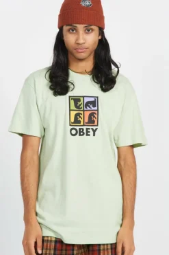 TEES 165263559 REPETITION CUB C - T-shirt | Vert*OBEY Sale