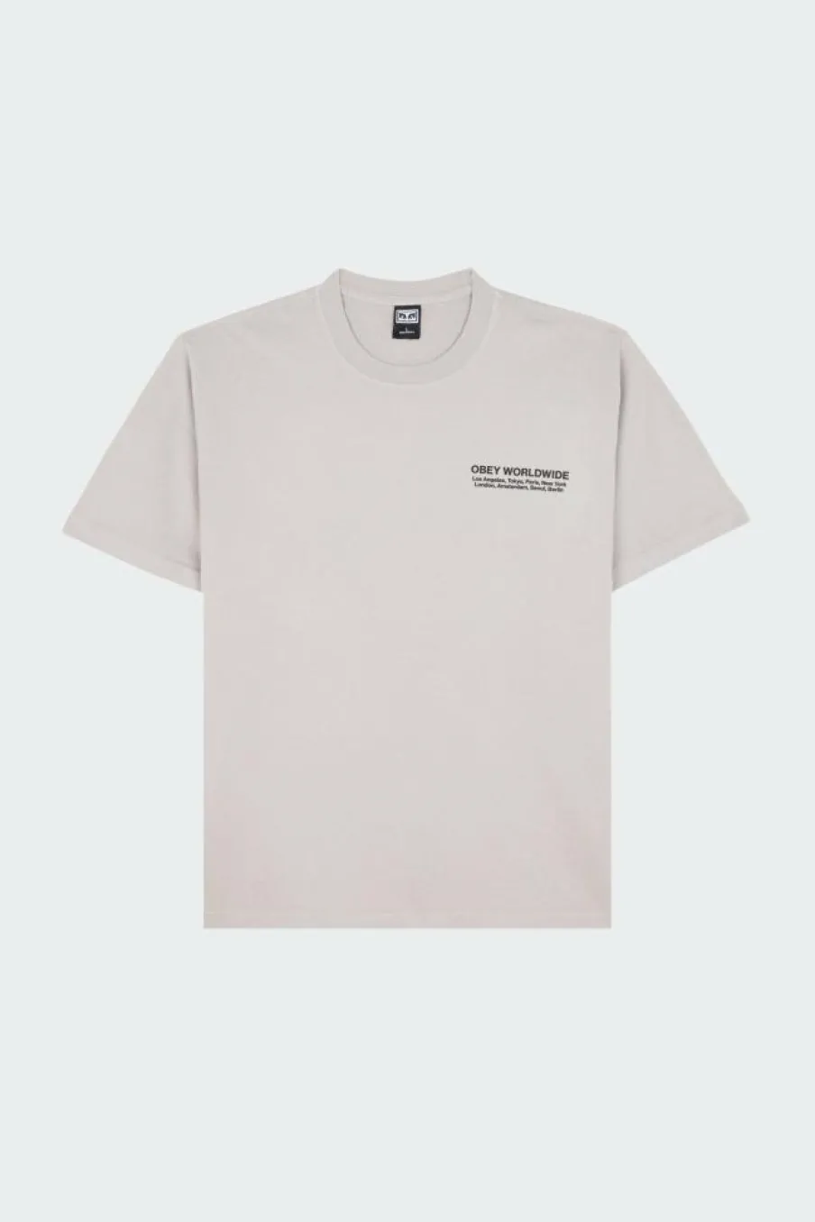 TEES 166913572 WORDWIDE CITIE, ECRU, - T-shirt | Beige*OBEY Best