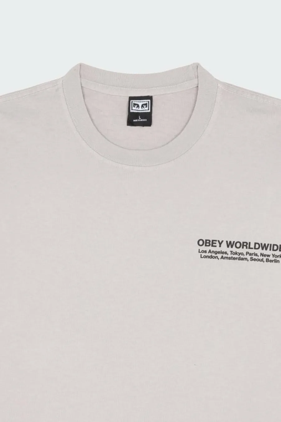 TEES 166913572 WORDWIDE CITIE, ECRU, - T-shirt | Beige*OBEY Best