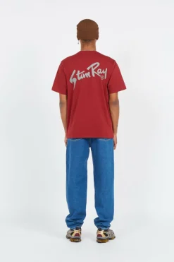 TEES AW2316043 STAN OG CRANBER - t-shirt | Rouge*STAN RAY New