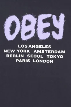 TEES 163813671E CITY SPRA, NOIR, - T-shirt | Noir*OBEY New