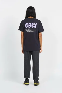 TEES 163813671E CITY SPRA, NOIR, - T-shirt | Noir*OBEY New