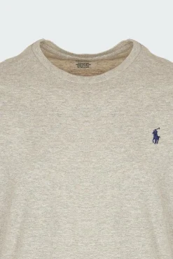 Tee-shirt col rond slim-fit en coton | Gris*POLO RALPH LAUREN Hot