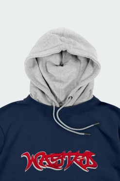 TELLY SAVAGE - Hoodie | Bleu*WASTED