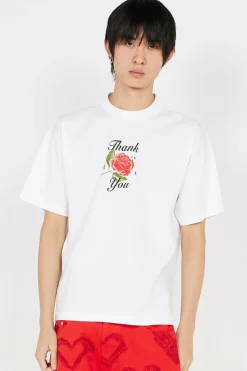 THANK YOU NICE DAY - T-shirt | Blanc*MARKET Discount