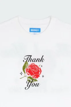 THANK YOU NICE DAY - T-shirt | Blanc*MARKET Discount